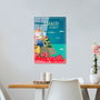 Wallity Cuadro Decorativo de Vidrio Templado Multicolor 30 x 45 cm